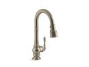 Single Handle Pull Down Kitchen Faucet in Vibrant® Brushed Bronze