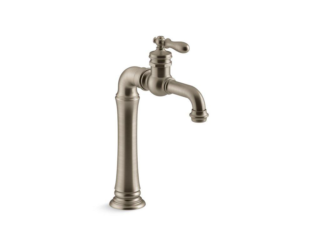 KOHLER Vibrant Brushed Bronze Single Handle Bar Faucet 