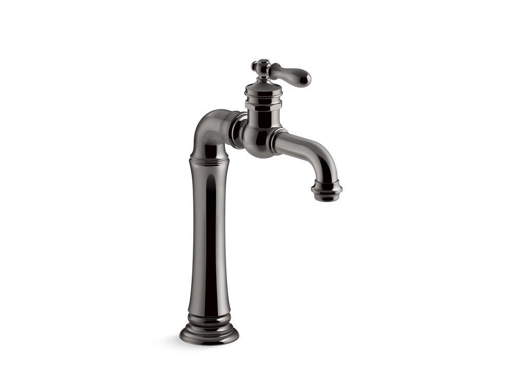 Single Handle Lever Bar Faucet in Vibrant Titanium 