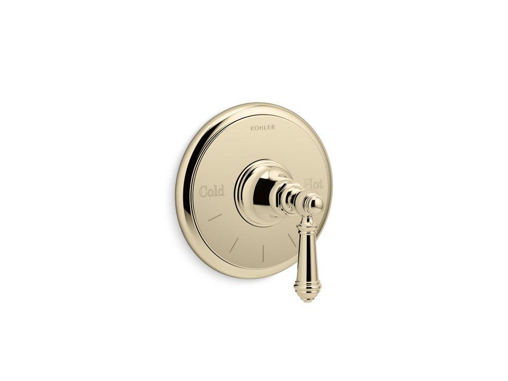 KOHLER Vibrant&reg; French Gold Single Handle Bathtub & Shower Faucet (Trim Only) 
