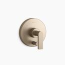 KOHLER Vibrant&trade; Brushed Bronze Single Handle Bathtub & Shower Faucet (Trim Only) 