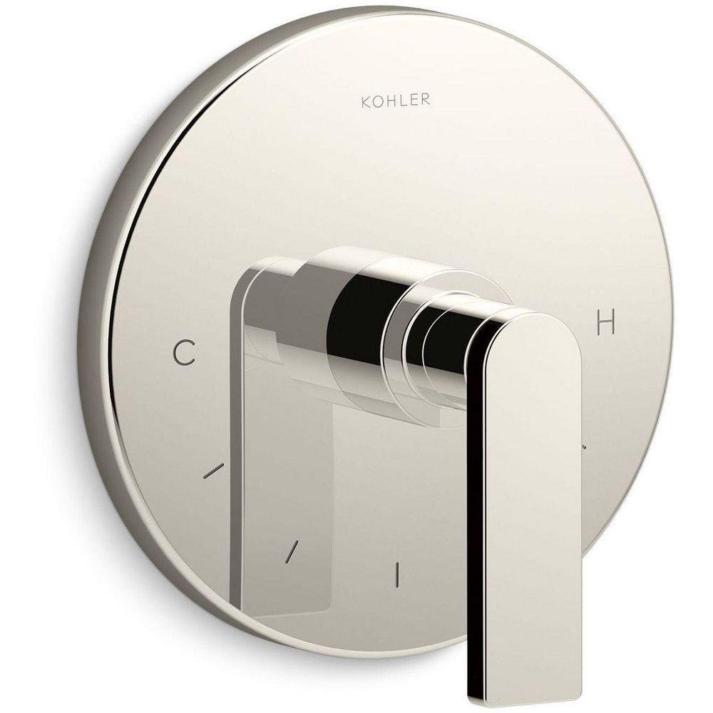 KOHLER Vibrant Polished Nickel Single Handle Thermostatic Valve Trim 