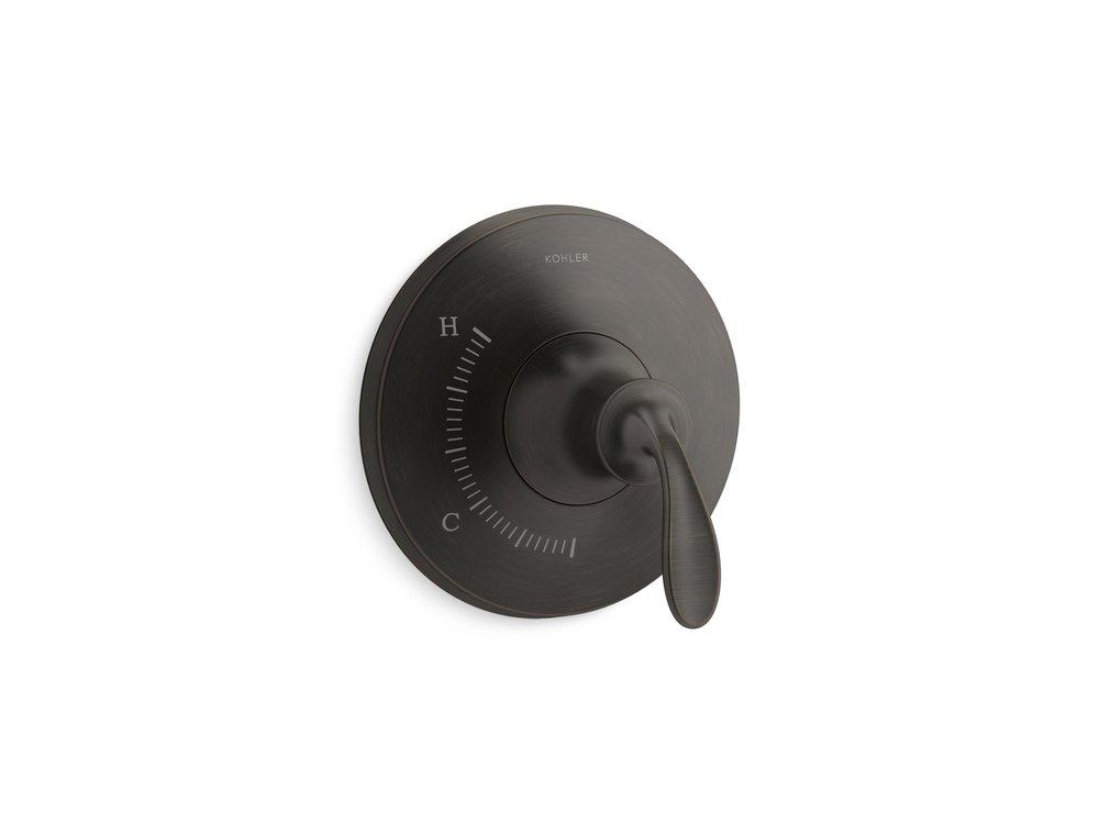 KOHLER Oil Rubbed Bronze Single Handle Bathtub & Shower Faucet (Trim Only) 