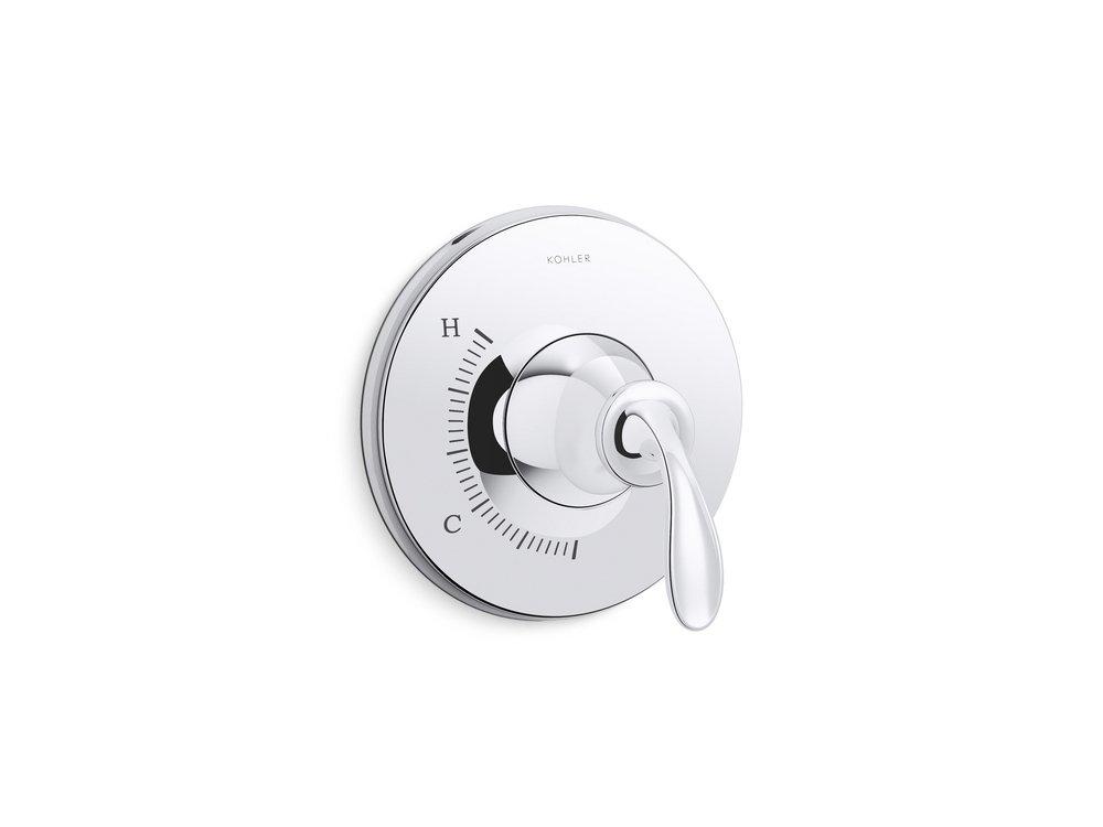 KOHLER Polished Chrome Single Handle Bathtub & Shower Faucet (Trim Only) 
