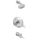 KOHLER Polished Chrome One Handle Single Function Bathtub & Shower Faucet (Trim Only) 