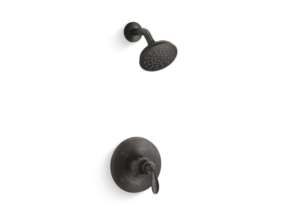 Single Handle Shower Faucet in Oil Rubbed Bronze (Trim Only) 
