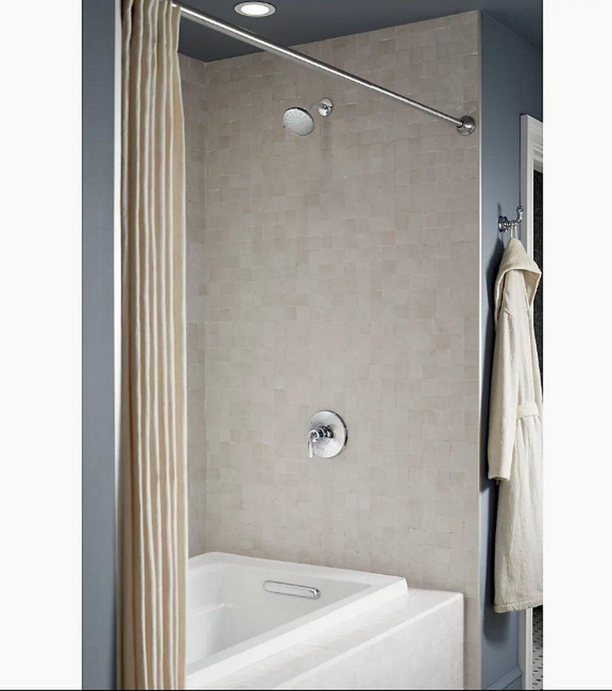 One Handle Single Function Shower Faucet in Polished Chrome (Trim Only) 