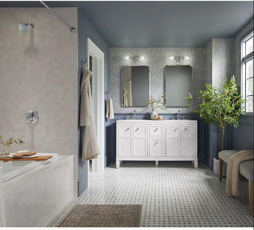 One Handle Single Function Shower Faucet in Polished Chrome (Trim Only) 