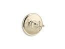 Single Handle Pressure Balancing Valve Trim in Vibrant® French Gold