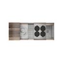 SMARTSTATION KIT UNDERMOUNT SINK WALNUT ACC. SINGLE 48X18X10 