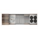 SMARTSTATION KIT UNDERMOUNT SINK WALNUT ACC. SINGLE 60X18X10 