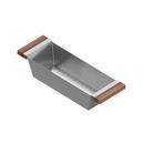 COLANDER F/ 18IN SINK WALNUT HANDLES 6X19X4-1/4 