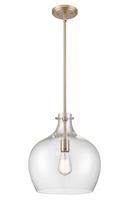 1-Light Pendant Light in Modern Gold 