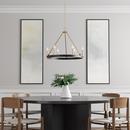 Millennium Lighting Matte Black 6-Light Chandelier Ceiling Light 