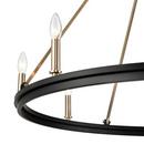 Millennium Lighting Matte Black 8-Light Chandelier Ceiling Light 