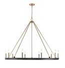 Millennium Lighting Matte Black 10-Light Chandelier Ceiling Light 