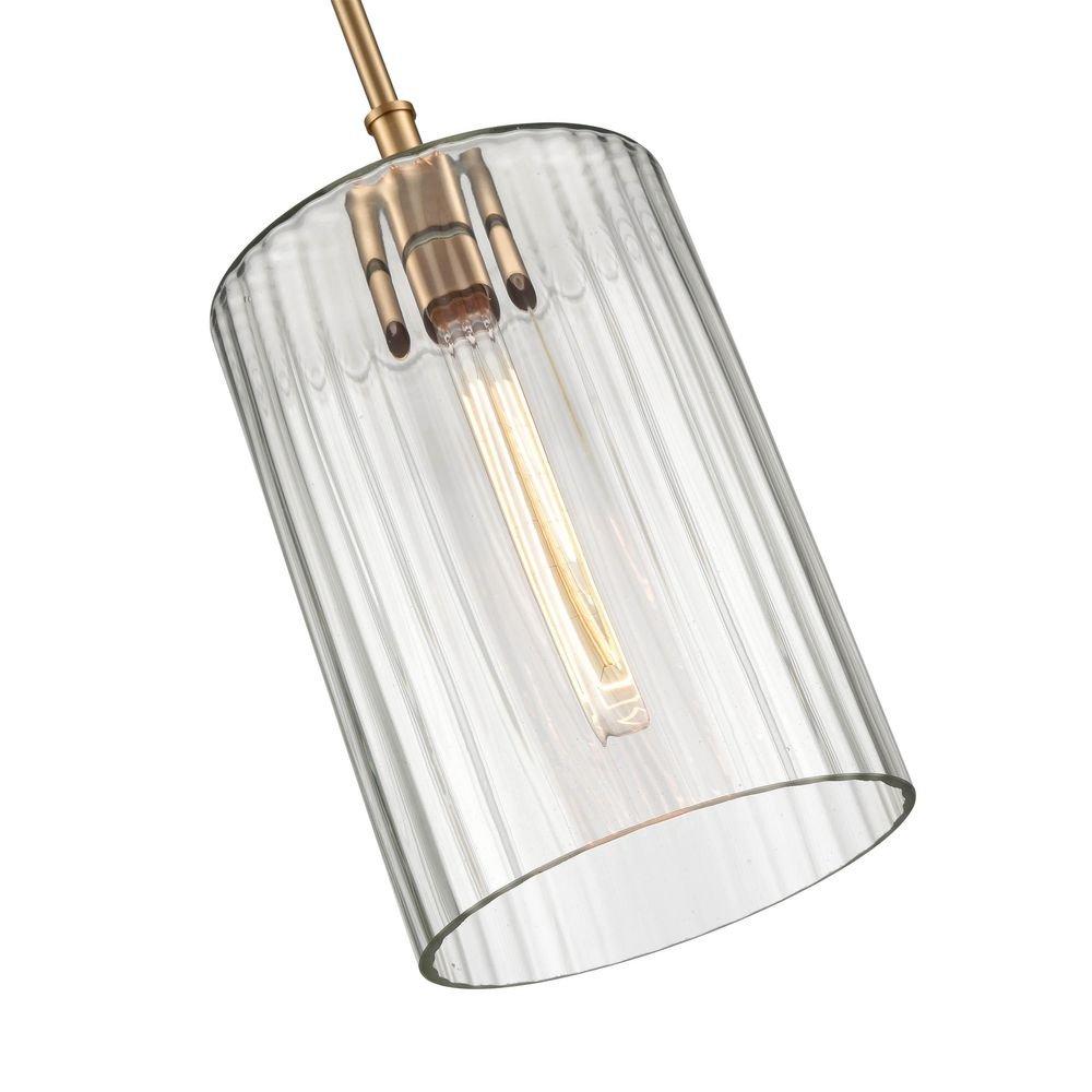 1-Light Pendant Light in Modern Gold 