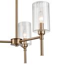Millennium Lighting Modern Gold 3-Light Chandelier Ceiling Light 