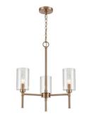 Millennium Lighting Modern Gold 3-Light Chandelier Ceiling Light 