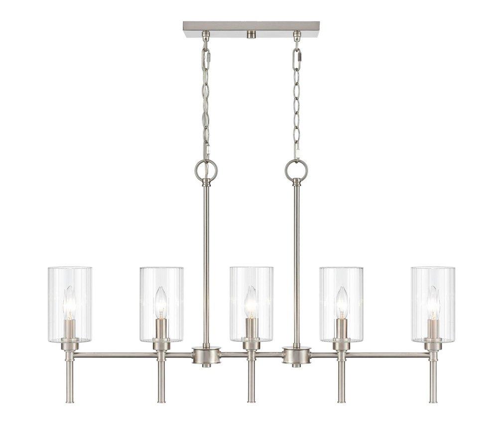 Millennium Lighting Brushed Nickel 5-Light Chandelier Ceiling Light 