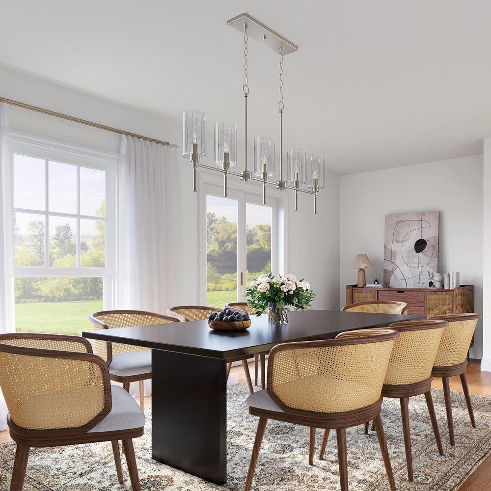 Millennium Lighting Brushed Nickel 5-Light Chandelier Ceiling Light 