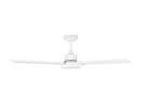 JOVIE 52" INDOOR/OUTDOOR MATTE WHITE CEILING FAN WITH WALL CONTROL AND MANUAL REVERSIBLE MOTOR 