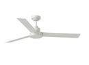 58 in. 3-Blade Indoor or Outdoor Ceiling Fan in Matte White