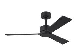 44 in. 3-Blade Indoor Ceiling Fan in Midnight Black