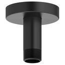 3 in. Shower Arm and Round Escutcheon in Matte Black