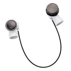 PVC Cable Drain & Overflow for 17 - 22 in. Deep Alcove Tubs in Gunmetal