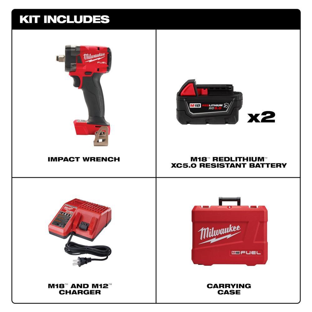 Milwaukee&reg; Red Cordless Tool Kit 