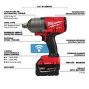 M18 FUEL W/ ONE-KEY HIGH TORQUE IMPACT WRENCH 3/4 FRICTION RING KIT 