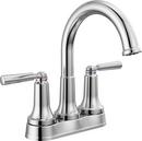 Two Handle Centerset Bathroom Sink Faucet in Chrome