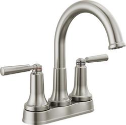 Two Handle Centerset Bathroom Sink Faucet in Brilliance&reg; Stainless