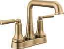 Two Handle Centerset Bathroom Sink Faucet in Champagne Bronze