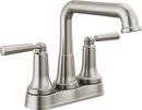 Delta Faucet Brilliance Stainless Two Handle Centerset Bathroom Sink Faucet 