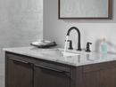 Delta Faucet Matte Black Two Handle Widespread Bathroom Sink Faucet 