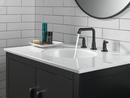 Delta Faucet Matte Black Two Handle Widespread Bathroom Sink Faucet 