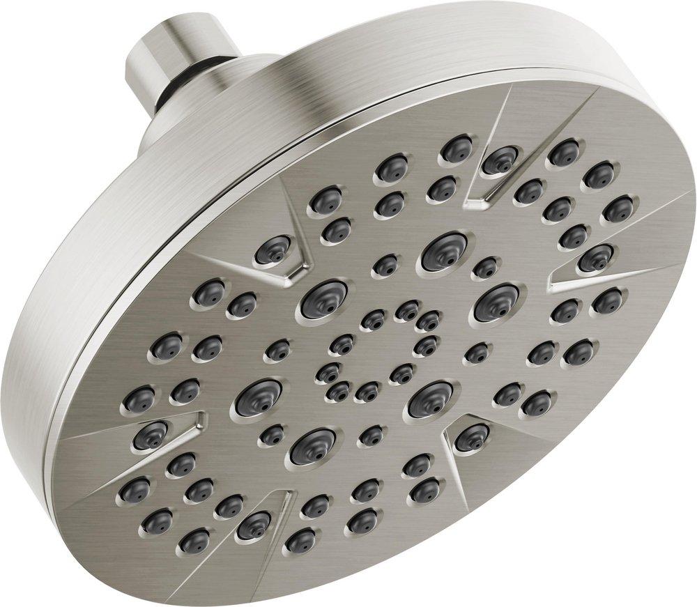 Delta Faucet Stainless Multi Function Full, Massage and Pause Showerhead 