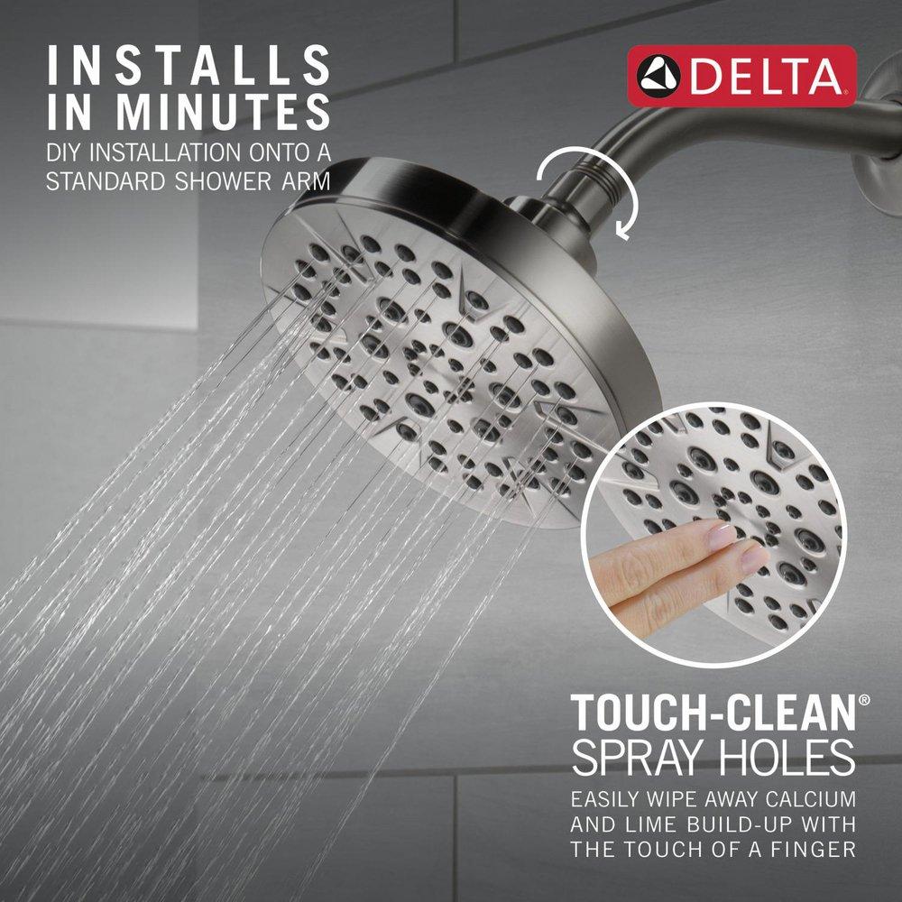 Delta Faucet Stainless Multi Function Showerhead 