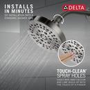 Delta Faucet Stainless Multi Function Showerhead 