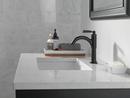 Delta Faucet Matte Black Single Handle Bathroom Sink Faucet 
