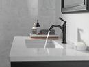 Delta Faucet Matte Black Single Handle Bathroom Sink Faucet 