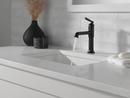 Delta Faucet Matte Black Single Handle Bathroom Sink Faucet 