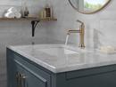 Delta Faucet Brilliance Champagne Bronze Single Handle Bathroom Sink Faucet 