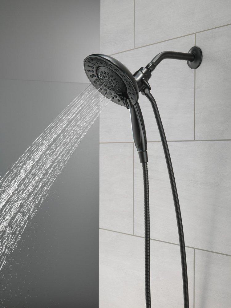 Delta Faucet Matte Black Multi Function Hand Shower 