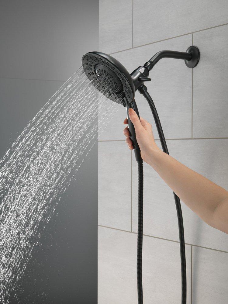 Delta Faucet Matte Black Multi Function Hand Shower 