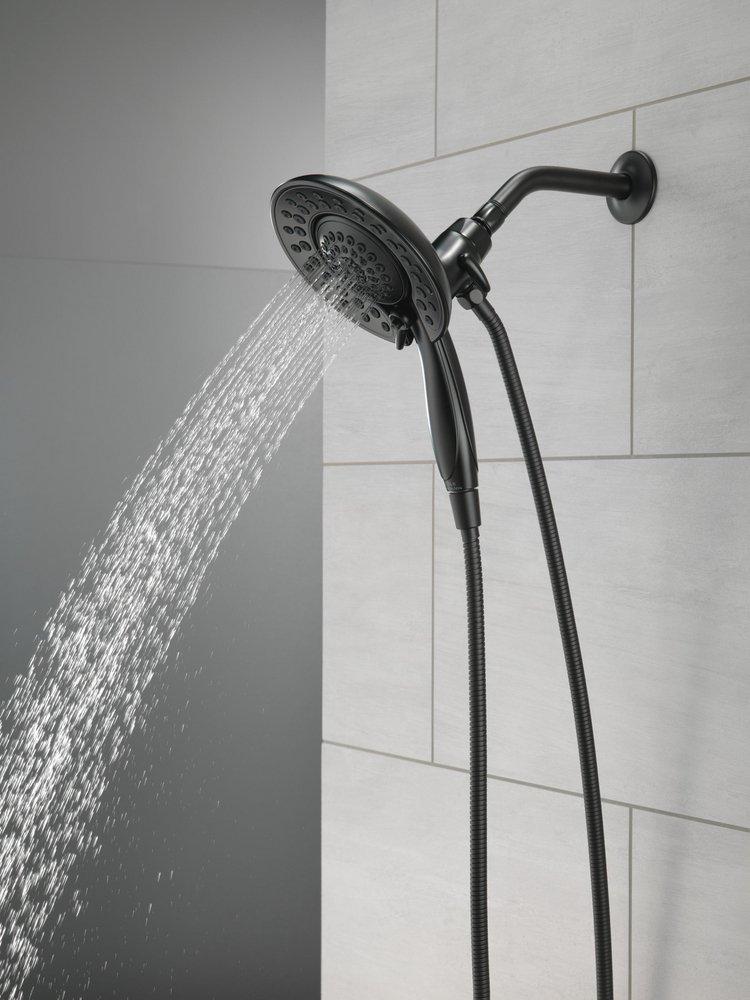 Delta Faucet Matte Black Multi Function Hand Shower 
