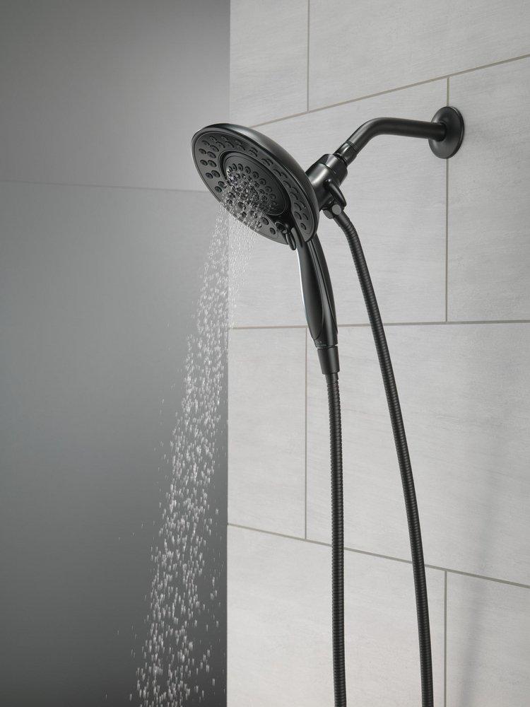 Delta Faucet Matte Black Multi Function Hand Shower 