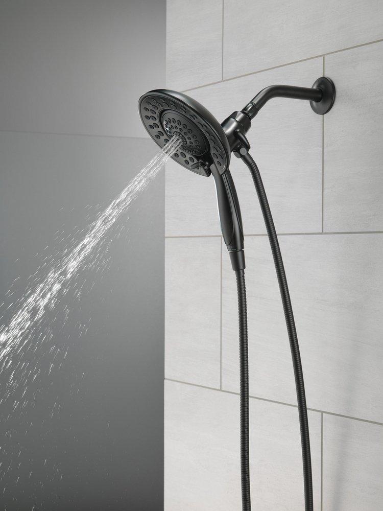 Delta Faucet Matte Black Multi Function Hand Shower 